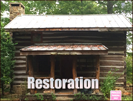 Historic Log Cabin Restoration  Chatfield, Ohio